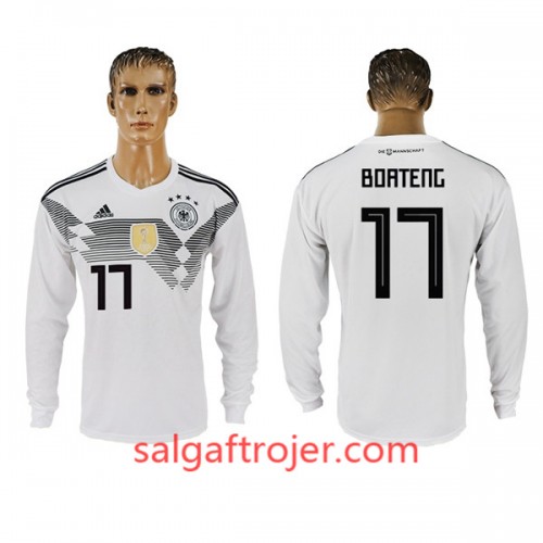 Tyskland Fodboldtrøjer Boateng 17 Hjemmebanesæt VM 2018 Langærmet Tyskland Fodboldtrøjer Boateng 17 Hjemmebanesæt VM 2018 Langærmet